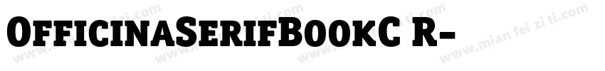 OfficinaSerifBookC R字体转换